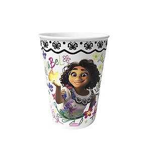Copo Decorado Festa Encanto Mirabel - Para Colorir - 320 ml  - 1 unidade - Disney Original - Rizzo