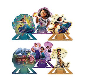 Decoração de Mesa Encanto - 6 Unidades - Disney Original  - Rizzo
