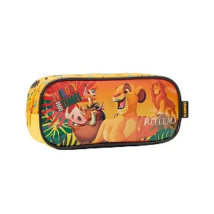 Estojo Escolar Com Zíper - Rei Leão - Disney Original - 1 unidade - Rizzo