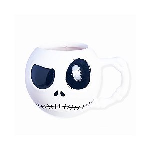 Caneca 3D Jack Skellington - 450ml - 1 unidade - Disney Original  - Rizzo