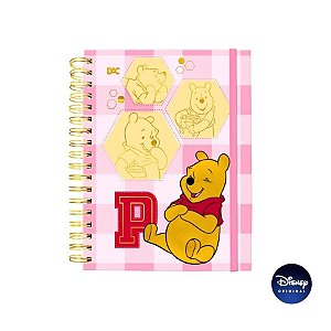 Caderno Mini Smart Com Folhas Reposicionáveis - Ursinho Pooh - Ref. 4495 - Disney Original - 1 unidade  - Rizzo