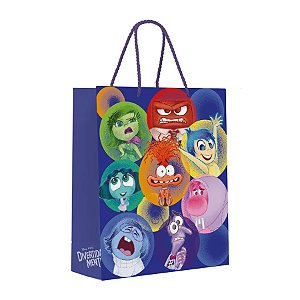 Sacola de Papel Premium - Divertidamente 2 M - 26x31x10cm - 1 unidade - Disney Original - Rizzo