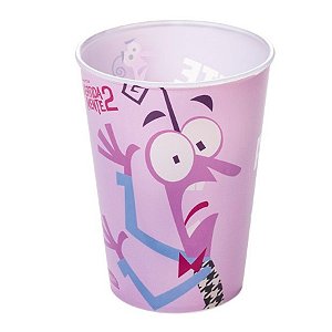 Copo Plástico Divertidamente 2 - Medo - 320ml - 1 unidade - Disney Original - Rizzo