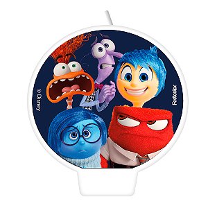 Vela Plana Adesivada - Divertidamente 2 - 1 unidade - Disney Original - Rizzo