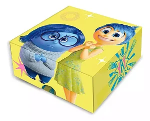 Caixa 4 Doces Quadrada - Divertidamente 2 - 1 unidade - Disney Original - Rizzo