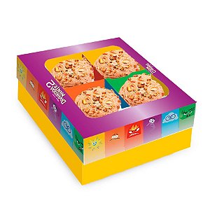 Caixa 4 Bombons Quadrado com Visor - Divertidamente 2 - 1 unidade - Disney Original - Rizzo