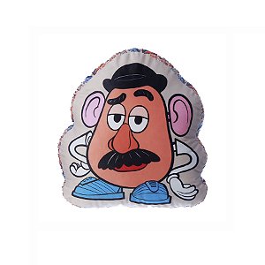 Almofada Mr Potato 34cm - Toy Story Senhor Batata - 1 unidade - Disney Original - Rizzo