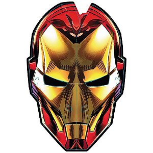 Máscara de Papel Festa Homem de Ferro - 06 unidades - Disney Original - Rizzo