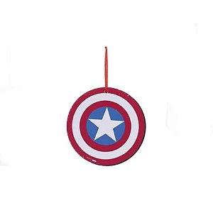 Enfeite Para Pendurar Escudo do Capitão América Marvel - 1 unidade - Disney Original - Rizzo