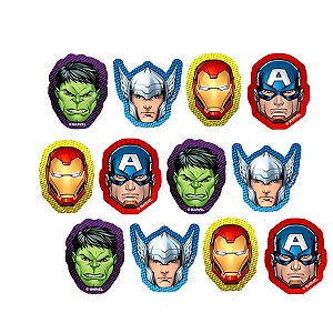 Aplique - Vingadores - 12 unidades - Disney Original - Rizzo