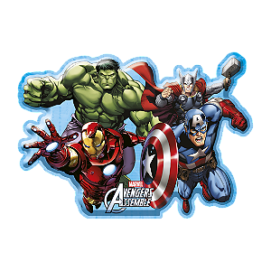 Decoração de Bolo Grande Festa Vingadores - Produto Licenciado Disney Original