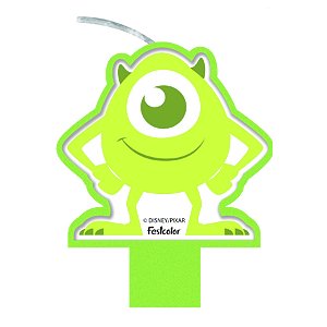 Vela Plana Festa Wazowski - Monstros SA - 1 unidade - Disney Original - Rizzo