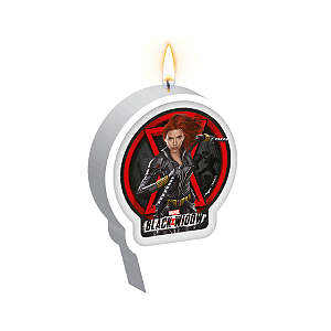 Vela Festa Viúva Negra - 1 Unidade - Disney Original - Rizzo