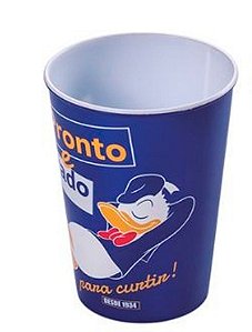 Copo de Plástico Pato Donald Pronto e Preparado - 320ml - 1 unidade - Disney Original - Rizzo