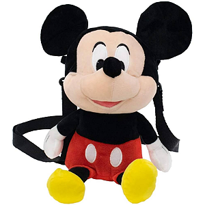 Bolsa Pelúcia Mickey Mouse 30cm - 01 Unidade - Disney Original - Rizzo