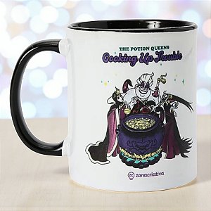 Caneca de Porcelana Vilans da Disney - 350 ml - 1 unidade - Disney Original - Rizzo