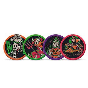 Prato de Papel Redondo - Halloween Disney 100 Anos - 18cm  - 8 unidades - Disney Original - Rizzo