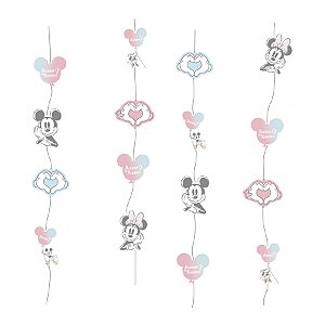 Cortininha Para Montar Festa Chá Revelação Disney - 18 peças - 1 unidade - Disney Original - Rizzo