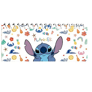 Planner de mesa Stitch - 52 Páginas - Capa Dura - 1 unidade - Disney Original - Rizzo