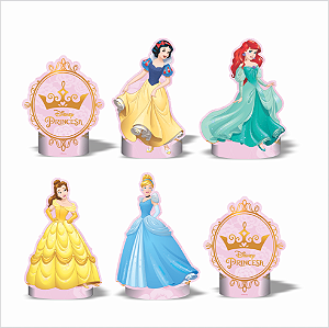 Kit Enfeite Impresso em EVA - Disney Princesas - 01 unidade - Disney Original -  Rizzo