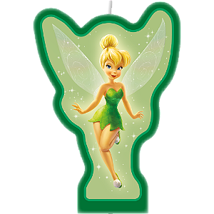 Vela Plana Festa Fadas Disney - 01 Unidade - Disney Original - Rizzo