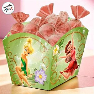 Cachepot Festa Fadas - 8 unidades - Disney Original - FestColor