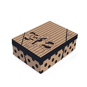 Caixa para Presente com Tampa  - Minnie Kraft - 01 unidade - Disney Original - Rizzo