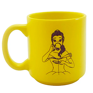 Mini Caneca de Cerâmica Tina - Bella - 100ml - 1 unidade - Disney Original  - Rizzo