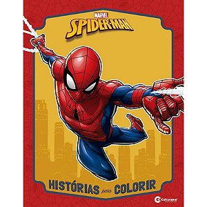 Livro Ilustrado Para Colorir - Homem-Aranha - 1 unidade - Disney Original - Rizzo