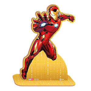 Personagem MDF P Homem de Ferro Avengers - 1 Unidade - Disney Original - Rizzo