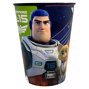 Copo Plástico Buzz Lightyear - 320 ML - 1 unidade - Disney Original - Rizzo