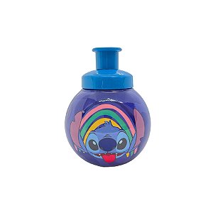 Garrafa Squeeze Bola Stitch - Azul - 250ml - 1 unidade - Disney Original - Rizzo