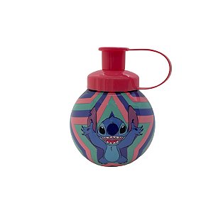 Garrafa Squeeze Bola Stitch Estrela - Rosa - 250ml - 1 unidade - Disney Original - Rizzo