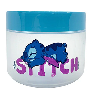 Pote de Plástico Organizador Stitch - 8x9,5cm - 500ml - 1 unidade - Disney Original - Rizzo