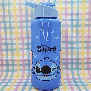 Garrafa Squeeze Body - Stitch - Azul Tampa Azul - 1L  24cm - 1 unidade - Disney Original - Rizzo