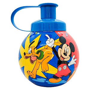 Garrafa Squeeze Bola Mickey e Pluto - Azul - 250ml  - 1 unidade - Disney Original - Rizzo