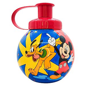 Garrafa Squeeze Bola Mickey e Pluto - Vermelha - 250ml  - 1 unidade - Disney Original - Rizzo