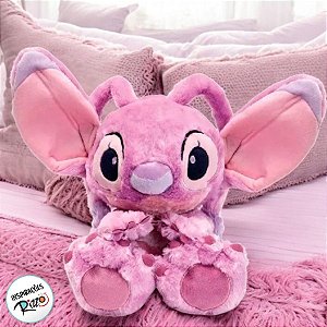 Pelúcia Angel Big Feet 40cm - Lilo & Stitch - 1 unidade - Disney Original - Rizzo