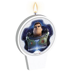 Vela Plana Adesivada - Lightyear - 1 unidade - Disney Original - Rizzo