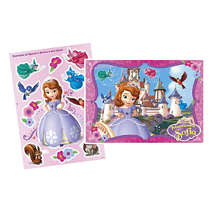 Kit Decorativo Festa Princesinha Sofia  - Disney Original - Rizzo Festas