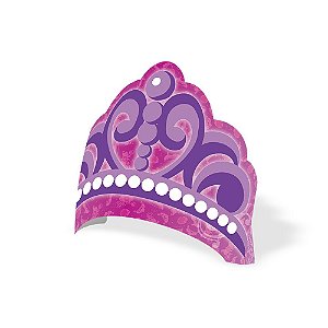 Coroa Festa Princesinha Sofia - 8 unidades - Disney Original - Rizzo Festas