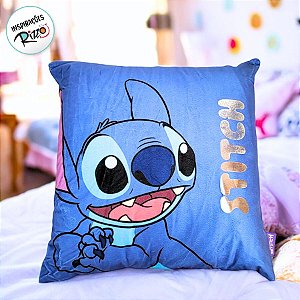 Almofada Stitch Prateada - 40cm - 1 unidade - Disney Original - Rizzo