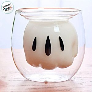 Copo de Borossilicato - Luva Mickey - 150ml - 1 unidade - Disney Original - Rizzo