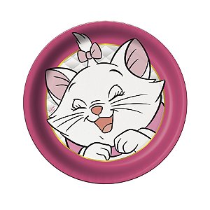 Prato Redondo Festa Marie - 8 unidades - Disney Original - Rizzo