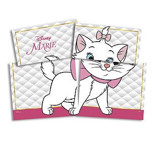 Painel 4 Laminas Festa Marie - 1 unidade - Disney Original