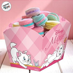 Cachepot Médio Festa Marie - 8 unidades - Disney Original - FestColor