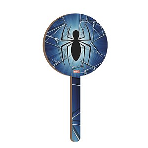Pick Decorativo Brasão do Homem-Aranha em MDF - 1 unidade - Disney Original - Rizzo