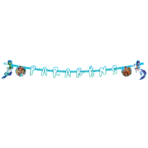 Faixa Parabéns Luca - 01 Unidade - Disney Original - Rizzo