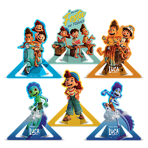 Decoração De Mesa Luca - 06 Unidades - Disney Original - Rizzo
