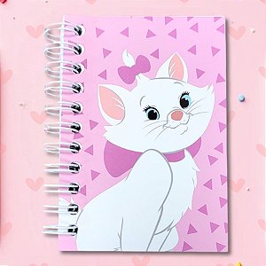 Caderninho de Anotações - Gatinha Marie - 50 Folhas - 7x10cm - 1 unidade - Disney Original - Rizzo
